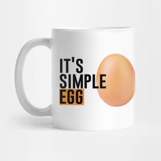 Popular egg. Mug